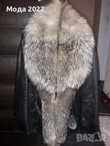 Естествена кожа и естествена лисица, снимка 9 - Якета - 39303180