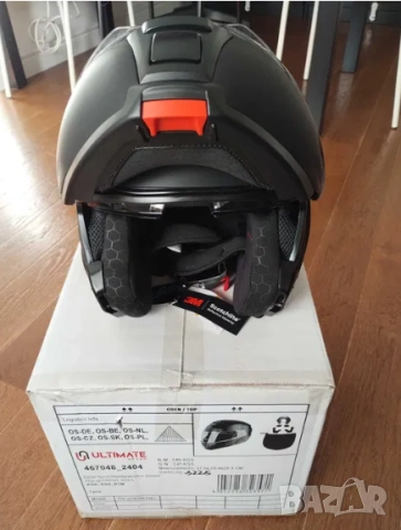 каска модулна за мотор Нова ULTIMATE SPEED® ECE-R 22.06, снимка 4 - Аксесоари и консумативи - 54223948