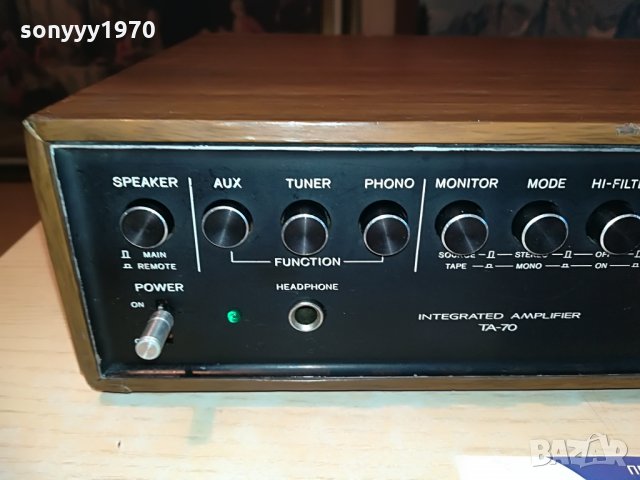 🛑SONY RETRO AMPLIFIER-MADE IN JAPAN, снимка 12 - Ресийвъри, усилватели, смесителни пултове - 29098715