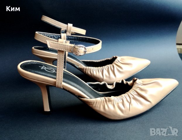 Обувки на ток в телесен цвят 4th & Reckless, снимка 6 - Дамски обувки на ток - 38042736
