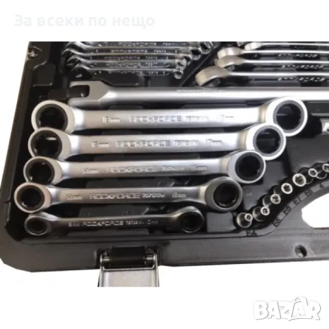 Гедоре 1/4″, 3/8″, 1/2″ 142+6 части ROCKFORCE PREMIUM, снимка 2 - Гедорета - 50343622