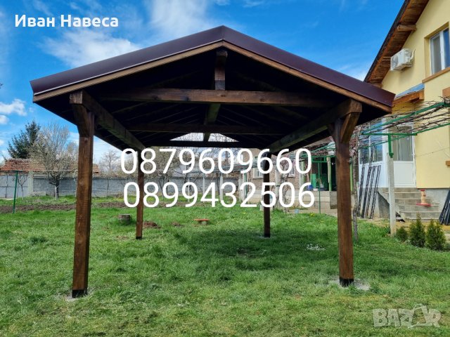 Дървени Навеси Дървени Къщи Навеси , снимка 7 - Ремонти на къщи - 42049141