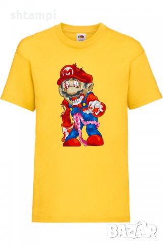Детска тениска Mario Zombie 6,Игра,Изненада,Подарък,Празник,Повод, снимка 3 - Детски тениски и потници - 37436006
