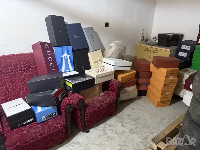 Оригинални кутии от обувки на известни марки