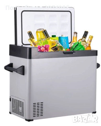 Компресорен хладилник и фризер за кола, 60 литра 12/24/220 V, снимка 3 - Хладилни чанти - 52208654