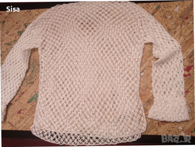Блуза тип мрежа, С/М размер , снимка 1 - Блузи с дълъг ръкав и пуловери - 36448852