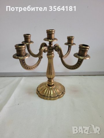 Красив петорен свещник , снимка 1