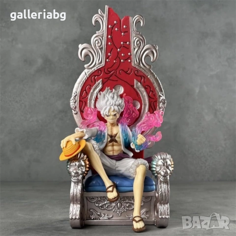 🔥 Фигура Luffy Throne – One Piece стил, 33 см, снимка 2 - Колекции - 53940368