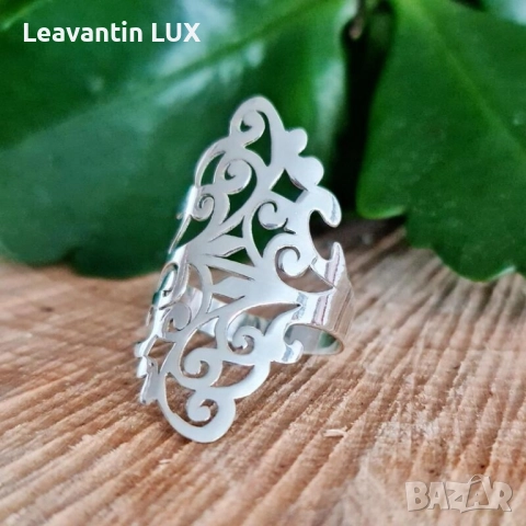 Сребърен пръстен , снимка 5 - Пръстени - 52055351