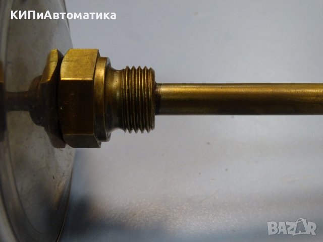 биметален термометър Wika thermometer ф100mm, 0/+200°C, L-500mm, снимка 3 - Резервни части за машини - 37103726