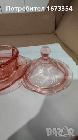 Кристална захарница, снимка 10 - Други стоки за дома - 44700929