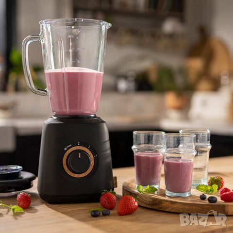 Блендер Moulinex Blendforce Eco Respect LM46EN 800 W стъклен блендер, блендер за смути с 4 остриета, снимка 6 - Блендери - 39643294