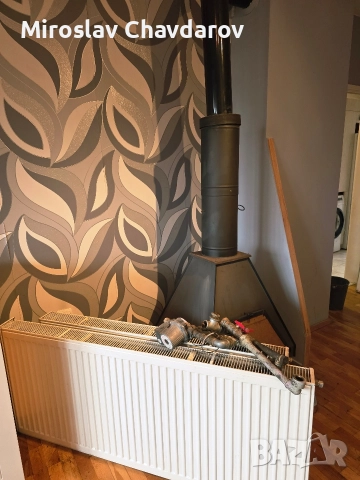 Камина с водна риза , снимка 5 - Отоплителни печки - 52566621