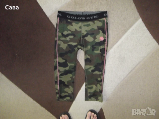 Бермуди NIKE,GOLD,S GYM  дамски,М-Л, снимка 3 - Спортни екипи - 51160796