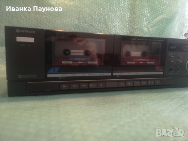 продавам stereo cassette deck HITACHI  D-W 400, снимка 3 - Декове - 42767029