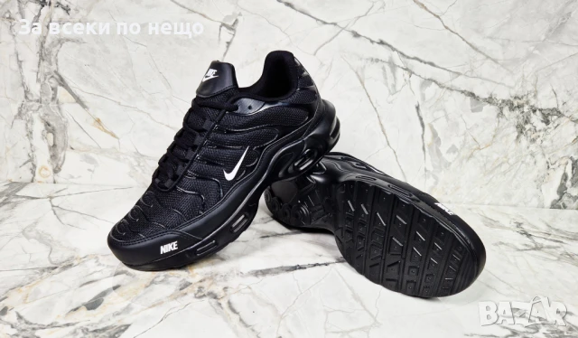 Nike Мъжки Черни Маратонки👟Мъжки Спортни Обувки В Черен Найк Код P670, снимка 9 - Маратонки - 50579061