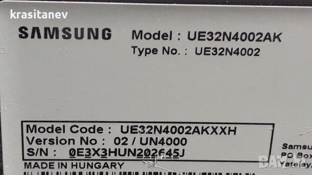 Samsung  UE32N4002AK  на части 