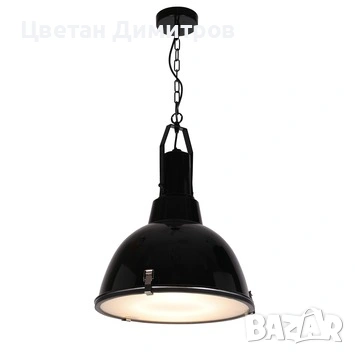 Комплект от две ОГРОМНИ холандски индустриални висящи лампи , снимка 2 - Полилеи - 54181145
