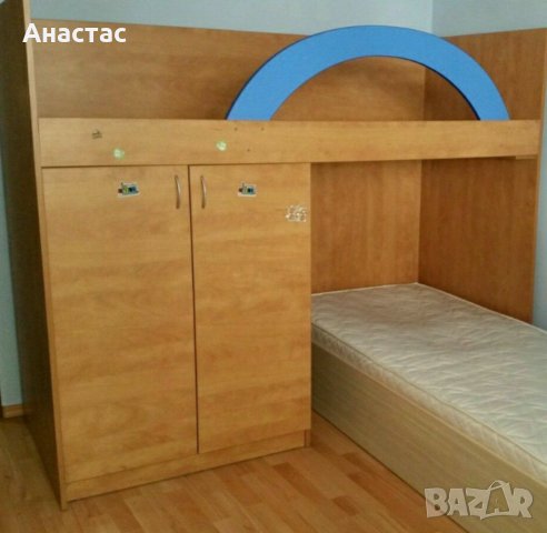 Детско легло и бюро, снимка 2 - Мебели за детската стая - 29143834