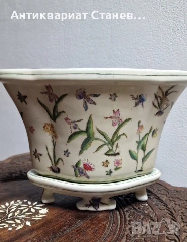 Винтидж декоративна кашпа , снимка 4 - Декорация за дома - 53276762