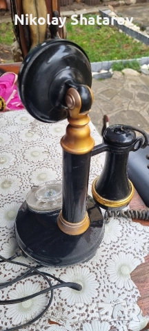 Ретро телефон , снимка 5 - Антикварни и старинни предмети - 51941452