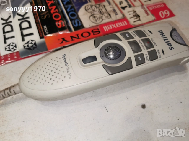 PHILIPS SPEECH MIKE PRO-MADE IN AUSTRIA 2804262039MREMO, снимка 2 - Микрофони - 54346774