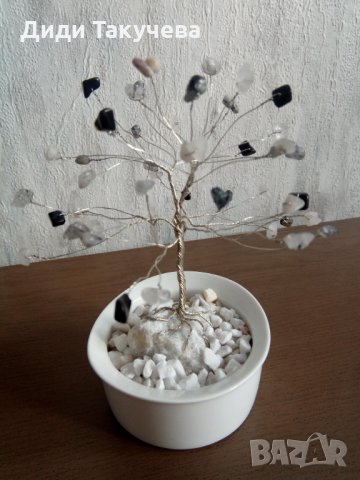 Дърво на живота, късмета, любовта от естествени камъни. Фън Шуй. , снимка 9 - Декорация за дома - 16388161