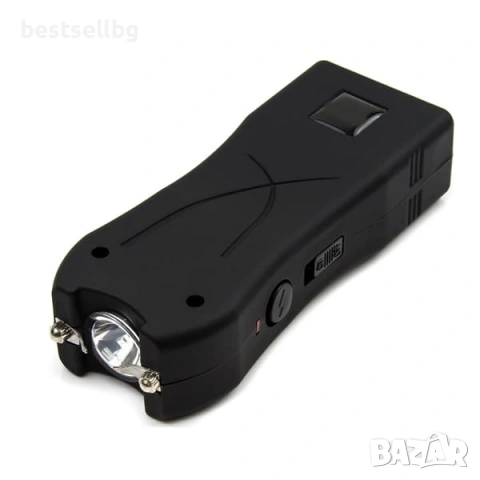 Мощен мини електрошок кучегон за кучета самозащита LED фенер самоотбрана охрана защита акумулаторен, снимка 3 - Оборудване и аксесоари за оръжия - 53090665