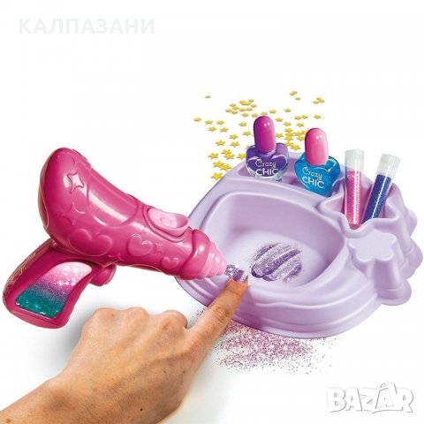 CRAZY CHIC Комплект спрей за нокти с уред 15179, снимка 2 - Други - 29620979