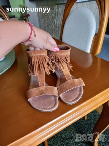 MARCO TOZZI естествена кожа. Велур