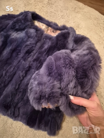 Ново късо палто от естествен косъм, снимка 3 - Палта, манта - 52965548