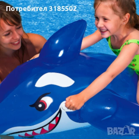Надуваем кит, забавление и комфорт във водата, снимка 4 - Надуваеми играчки - 50928120