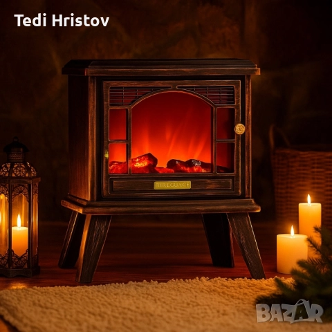 Ретро камина с ефект на пламък – уют и атмосфера навсякъде