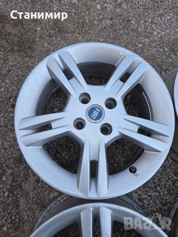 Джанти 15 цола Фиат Гранде Пунто,2010г., снимка 2 - Гуми и джанти - 54002895