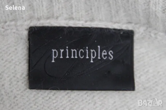 Елегантен сив дамски пуловер Principles, снимка 3 - Блузи с дълъг ръкав и пуловери - 49118232