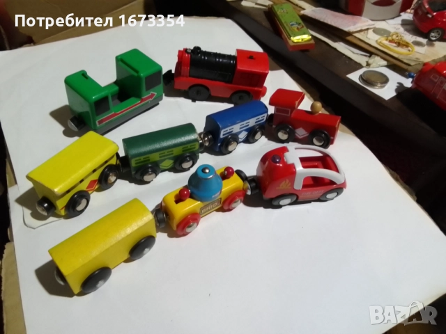 Дървено влакче, снимка 2 - Влакчета, самолети, хеликоптери - 52505887