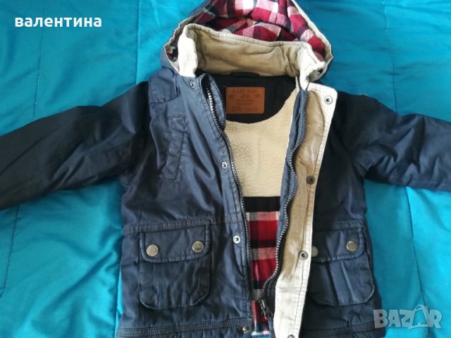 Зимно намаление!!!   Детско, бебешко палто с дебела вата, снимка 1 - Детски якета и елеци - 30632334
