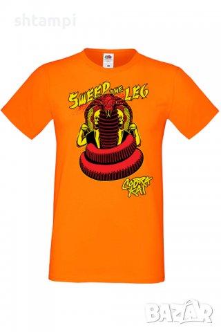Мъжка тениска Cobra Kai sweep the leg,Филм,сериал,Изненада,Подарък,Повод,, снимка 12 - Тениски - 37718469