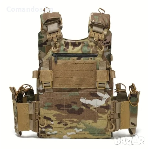 Тактическа жилетка с бързо освобождаване (Multicam) 