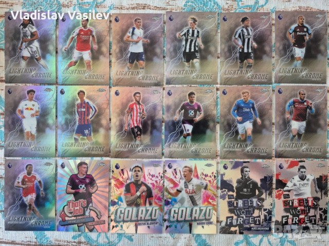 Topps Chrome EPL 25/26 - Base and Inserts Update 21.04