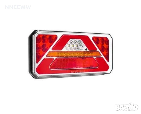 Стоп Диоден Лед неонова светлина с динамичен мигач 5 светлини 12-24V