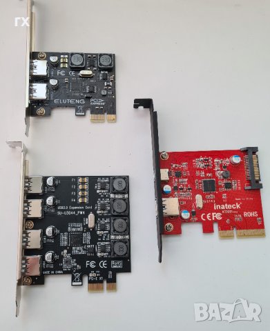 USB 3 PCI-E платки, снимка 1 - Други - 38466938