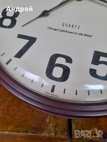 Часовник Chicago lighthouse for the blind, снимка 6 - Антикварни и старинни предмети - 48381522