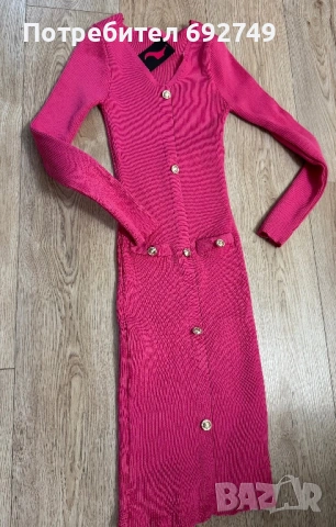 Нова цикламена рокля, снимка 2 - Рокли - 53176588