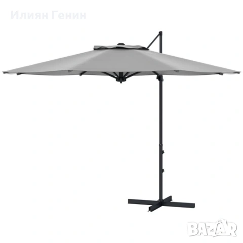 Конзолен чадър Outsunny Ø3 м