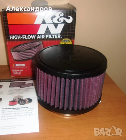 Спортен филтър K&N-оригинал, отвор 89мм, нов, промо цена!, снимка 2 - Части - 53294051