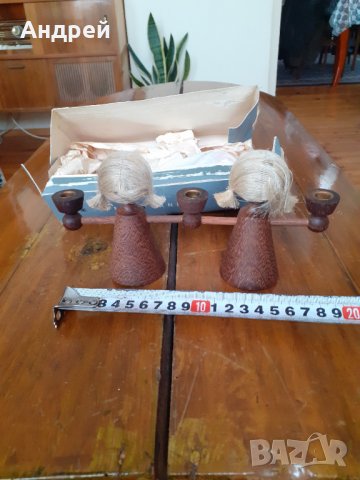 Стар сувенирен свещник, снимка 4 - Други ценни предмети - 31580596