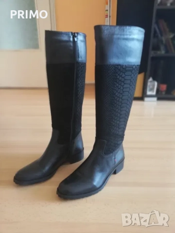 Дамски ботуши, кожени, №36