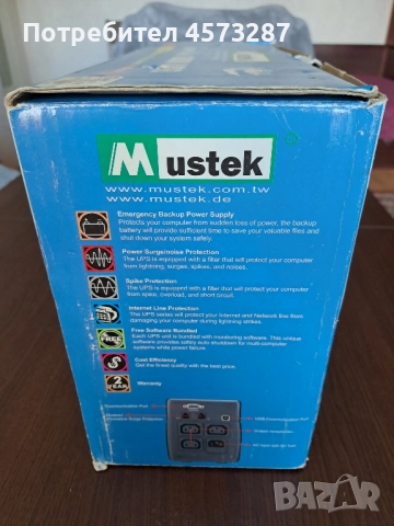 Ток-генератор за компютър Mustek - Батерията е за смяна, снимка 3 - Друга електроника - 51464381