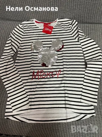 Блузка Дисни и зелен суитшърт